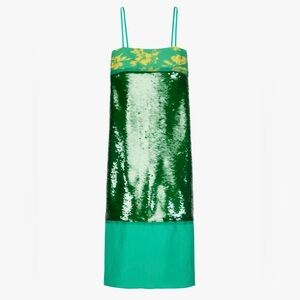 Zara Green Sequin Dress XS